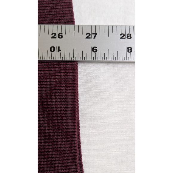 .Jos A Bank Traveller 100% Merino wool mock neck Mens Sweater  Sz L Burgundy EUC - Picture 6 of 7